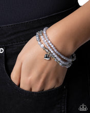 Load image into Gallery viewer, Flirtatious Facets Silver Bracelet