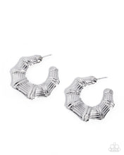 Load image into Gallery viewer, Memorable Manufacture Silver Hoop Earrings