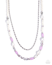 Load image into Gallery viewer, Sentimental Sway Purple Necklace