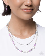 Load image into Gallery viewer, Sentimental Sway Purple Necklace