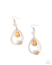 Load image into Gallery viewer, Even Elegance Orange Earrings