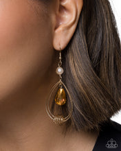 Load image into Gallery viewer, Even Elegance Orange Earrings
