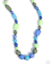 Load image into Gallery viewer, Socialite Shapes Green Necklace