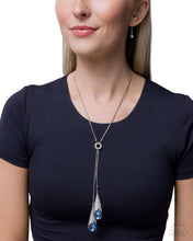 Load image into Gallery viewer, Sparkly Sway Blue Necklace