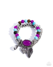 Load image into Gallery viewer, Seasonal Selfie Purple Bracelets