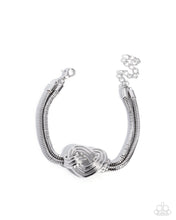 Load image into Gallery viewer, Woven Warrior Silver Bracelet