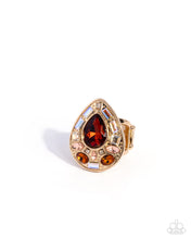 Load image into Gallery viewer, Polished Petition Brown Ring