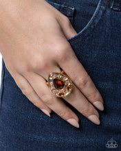 Load image into Gallery viewer, Polished Petition Brown Ring
