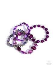Load image into Gallery viewer, Thriving Tapestry Purple Bracelet