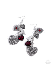 Load image into Gallery viewer, Courting Favor Red Earrings