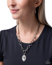Load image into Gallery viewer, Sophisticated Sheen White Necklaced