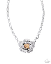 Load image into Gallery viewer, Flourishing Fanfare Silver Necklace
