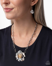 Load image into Gallery viewer, Flourishing Fanfare Silver Necklace