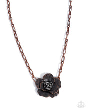 Load image into Gallery viewer, Flourishing Fanfare Copper Necklace