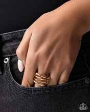 Load image into Gallery viewer, Stacked Service Gold Ring