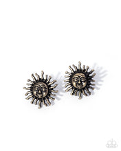 Load image into Gallery viewer, Sensational Sunrise Brass Post Earrings
