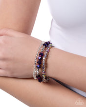 Load image into Gallery viewer, Confident Courtesy Purple Bracelet