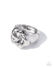 Load image into Gallery viewer, Spiraling Spectrum Silver Ring