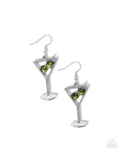 Load image into Gallery viewer, Memorable Martini Green Earrings