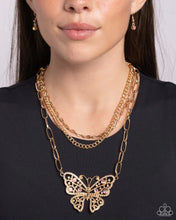 Load image into Gallery viewer, Winged Wonder Gold Necklace