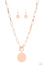 Load image into Gallery viewer, Tag Out Copper Necklace