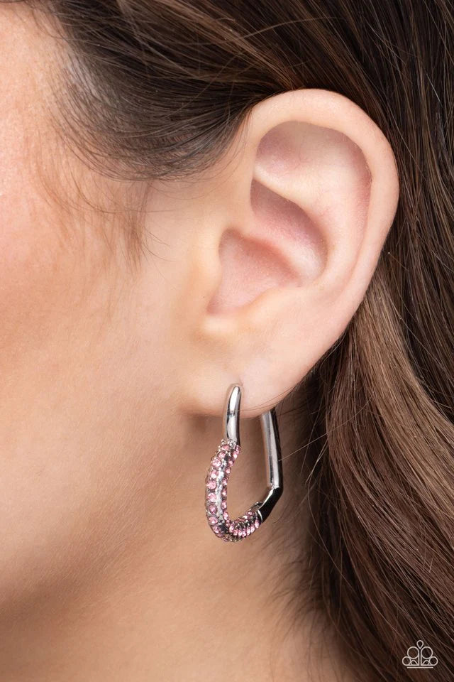 Be Mine Valentine Pink Earring