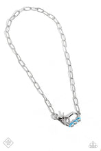 Load image into Gallery viewer, Don’t want to Miss a STRING Blue Necklace