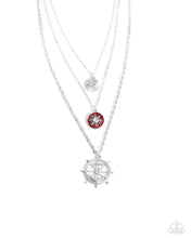 Load image into Gallery viewer, Anchor Arrangement Red Necklace
