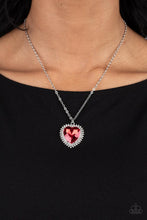 Load image into Gallery viewer, Sweethearts Stroll Red Necklace