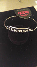 Load image into Gallery viewer, Blessed White Bangle