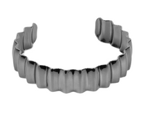 Load image into Gallery viewer, Across the Heir Waves Black Cuff