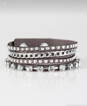 Load image into Gallery viewer, You Talkin to Me Silver Wrap