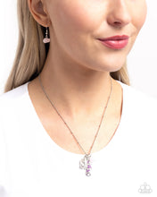 Load image into Gallery viewer, Seahorse Shimmer Purple Necklace