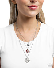 Load image into Gallery viewer, Anchor Arrangement Red Necklace