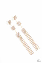 Load image into Gallery viewer, Fiercely Free Falling Gold Earrings