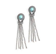 Load image into Gallery viewer, Santa Fe Spell Green Post Earrings