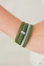 Load image into Gallery viewer, Glamour -azz Green Clasp Wrap