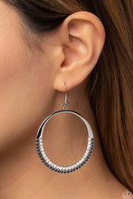 Load image into Gallery viewer, Material Pearl Blue Earrings