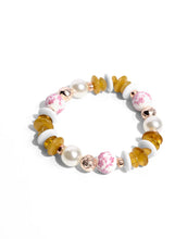 Load image into Gallery viewer, Porcelain Pattern Pink Bracelet