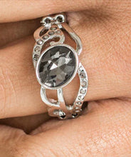 Load image into Gallery viewer, Couldn't Care Flawless Silver Skinny Band Ring