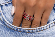 Load image into Gallery viewer, Professional Perfection Red Skinny Band Ring