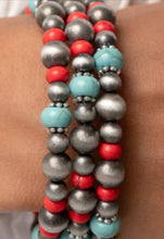 Load image into Gallery viewer, Southwestern Surprise Multi Coil Bracelet