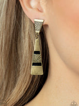 Load image into Gallery viewer, Safari Seeker Brass Clip On Earrings