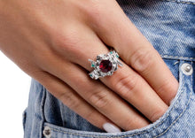 Load image into Gallery viewer, Refined Revival Red Skinny Band Ring