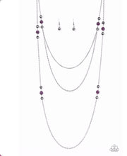 Load image into Gallery viewer, Be in the Glow Purple Necklace