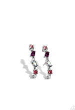 Load image into Gallery viewer, Trendy Twists Pink Post Illusion Earrings