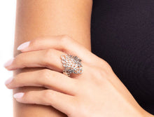 Load image into Gallery viewer, Full-Fledged Filigree Silver Skinny Band Ring