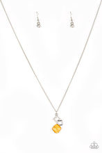 Load image into Gallery viewer, Stylishly Square Yellow Necklace