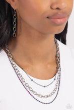Load image into Gallery viewer, Mardi Gras Mayhem Multi Necklace