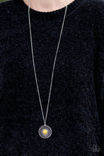 Load image into Gallery viewer, She WHEEL Be Loved Yellow Necklace